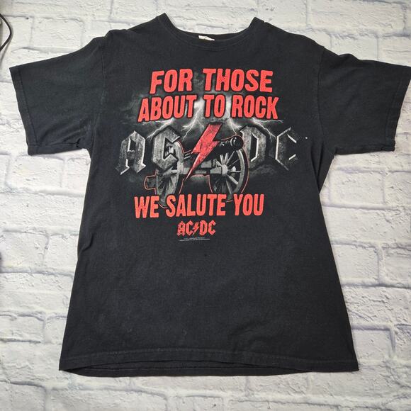Anvil ACDC For Those About To Rock We Salute You Cannon Graphic size Medium 2011 - Picture 2 of 7